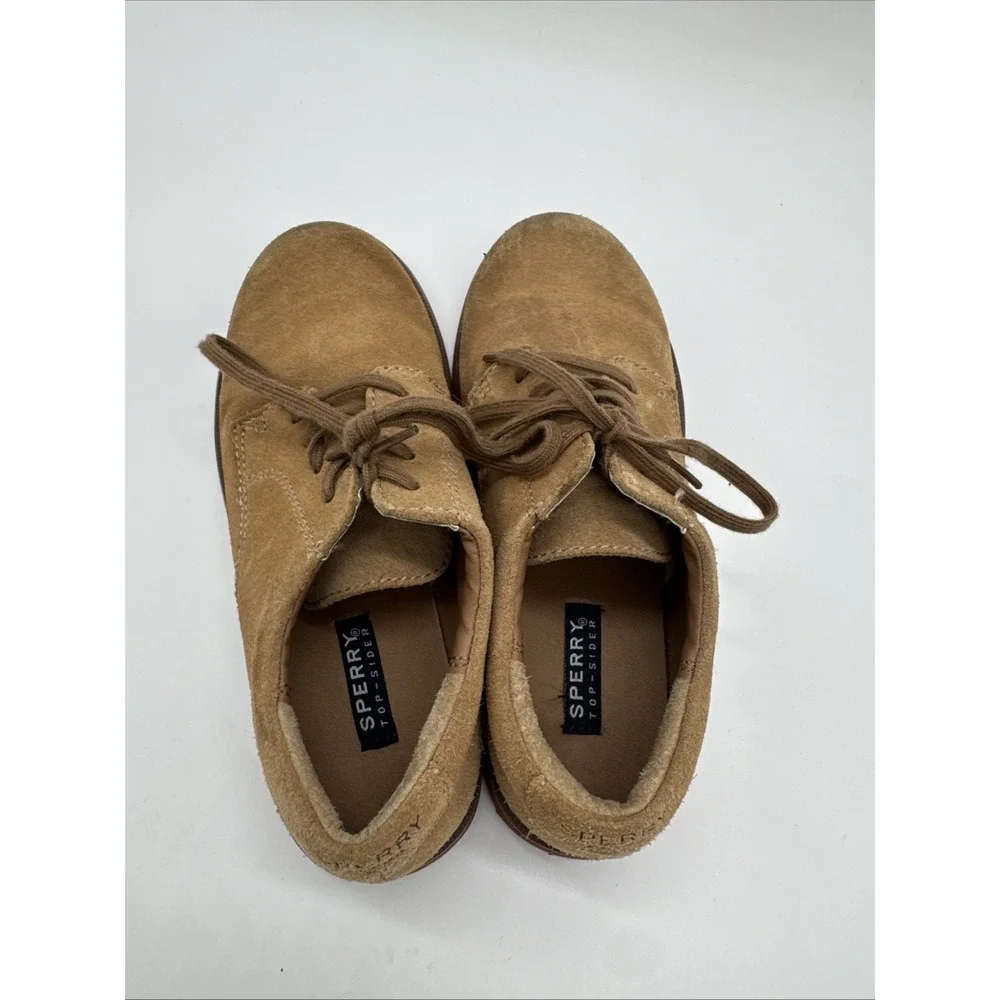 Sperry Top-Sider Boys Tevin Dirty Buck Suede Dress Shoe size 2